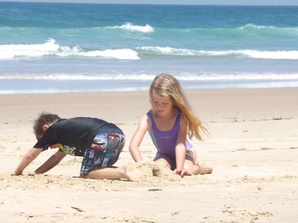 Spielplatz am Strand